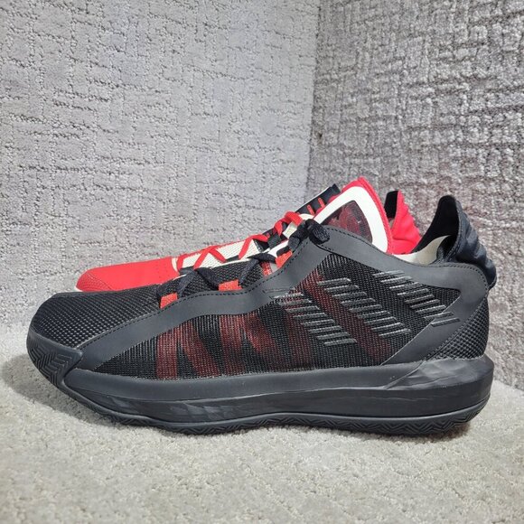 Adidas Dame 6 Men's Size 13 US Scarface Red White Black Lace Up Sneakers FY0850 - Picture 2 of 12